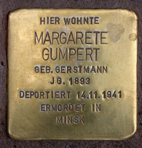 Stumbling Stones Marienbader Straße 12 #2