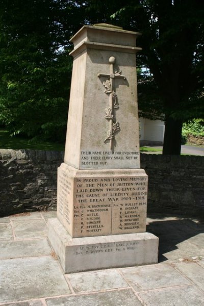 Oorlogsmonument Sutton