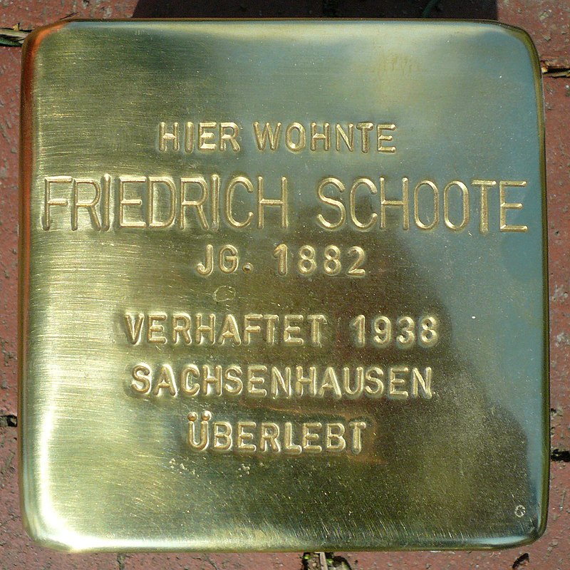 Stolperstein Brunnenweg 117 #1