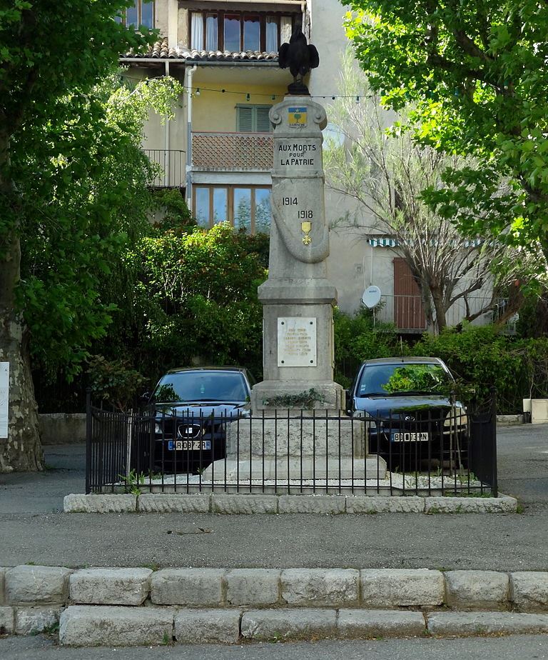 Monument Eerste Wereldoorlog Barrême #1