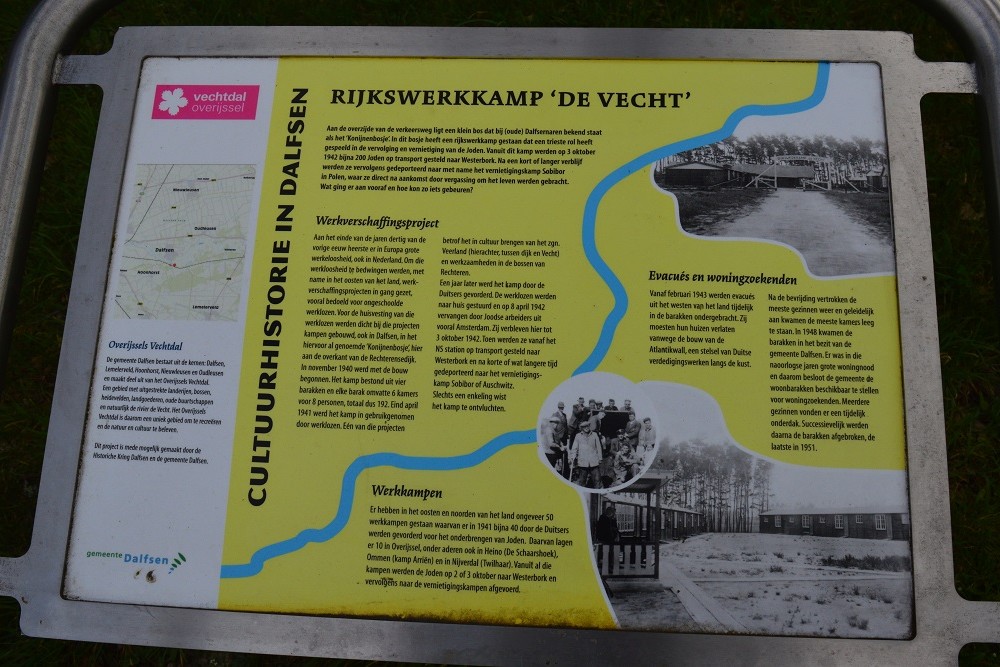 Informatiebord Voormalig Werkkamp De Vecht