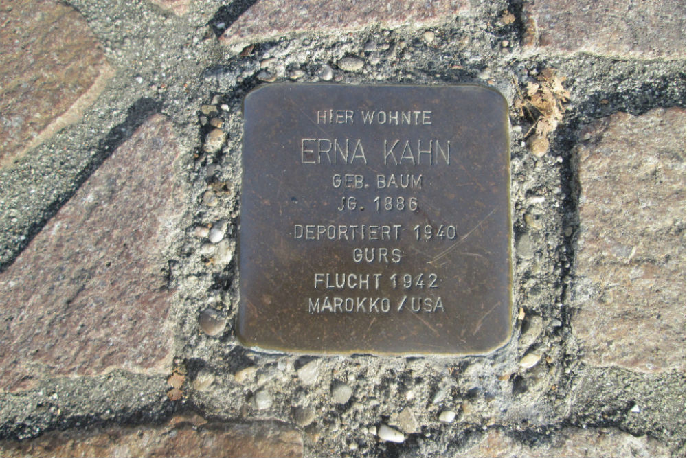 Stolpersteine Kaiserstraße 104