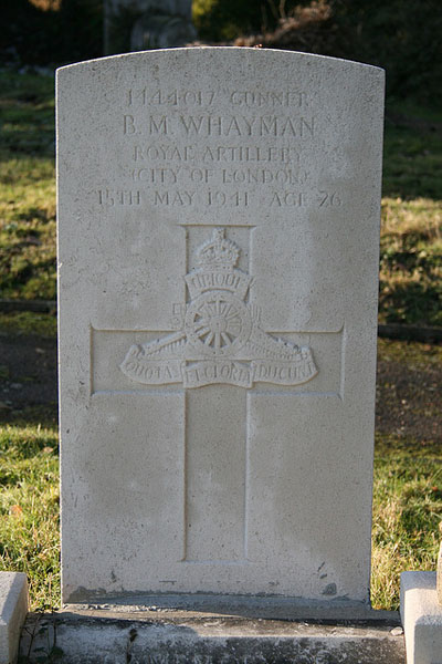 Commonwealth War Grave St Mildred's Church Churchyard