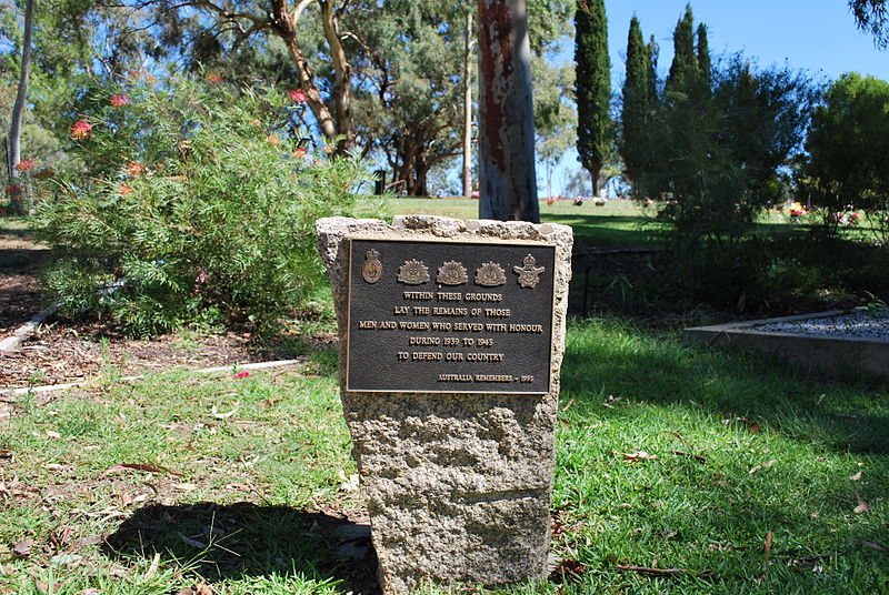 Memorial Tocumwal War Plot #1