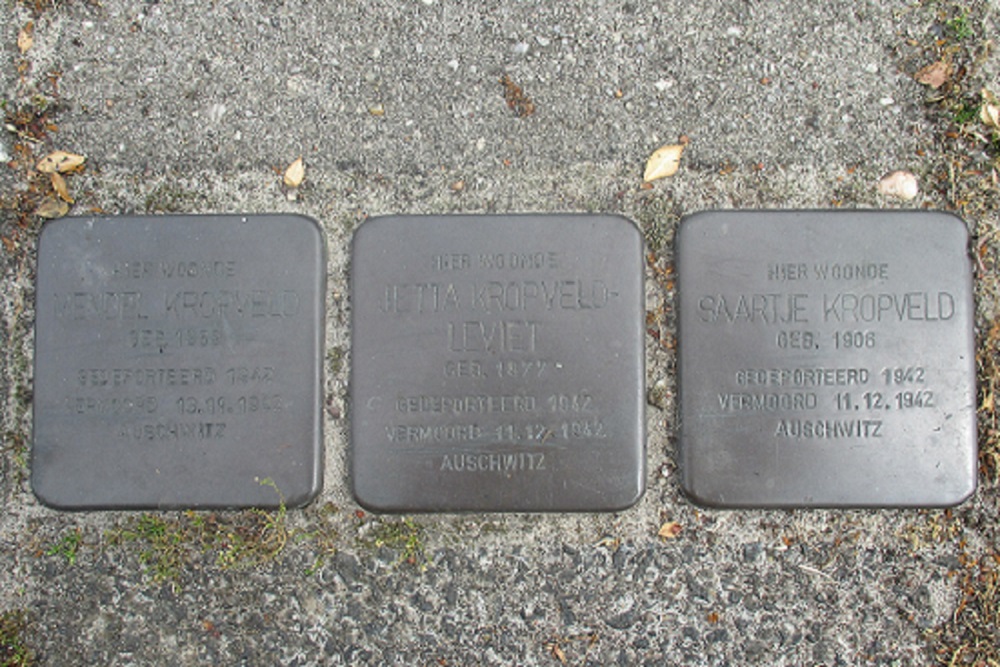 Stolpersteine Oosterstraat 45 #1