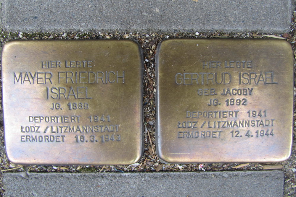 Stumbling Stone Geisselstraße 37 #1