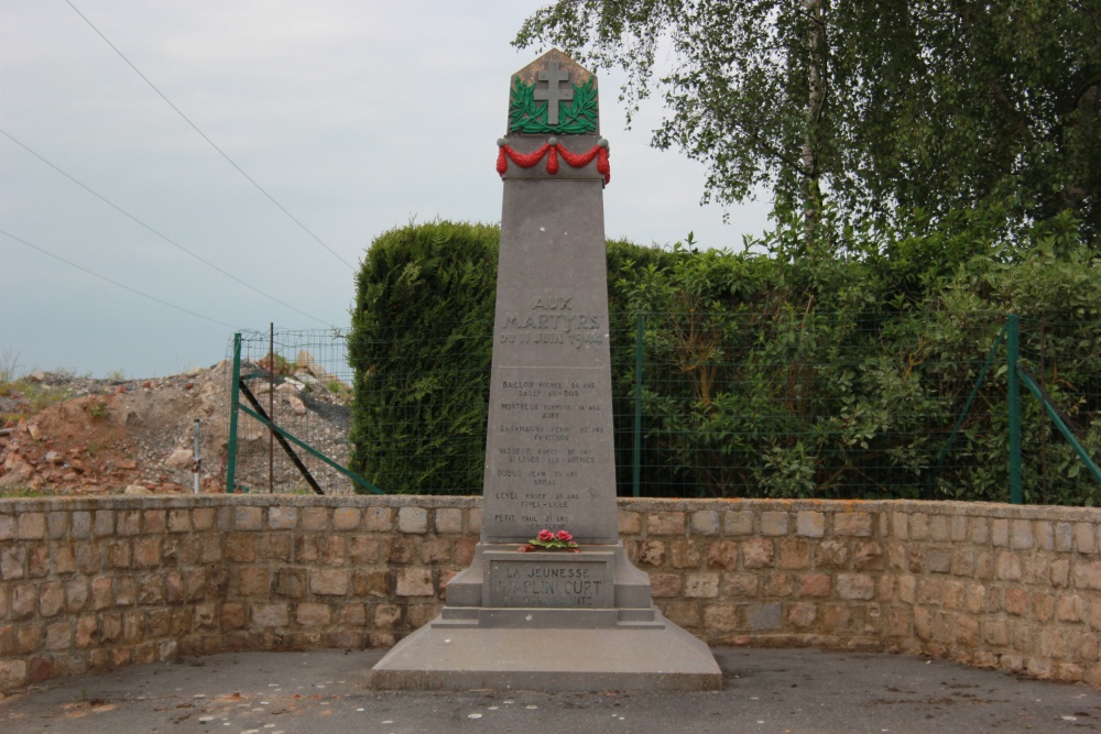Memorial to the Martyrs of June 11, 1944 Haplincourt