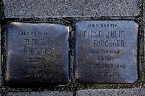 Stolpersteine Feldbrunnenstrae 21 #1