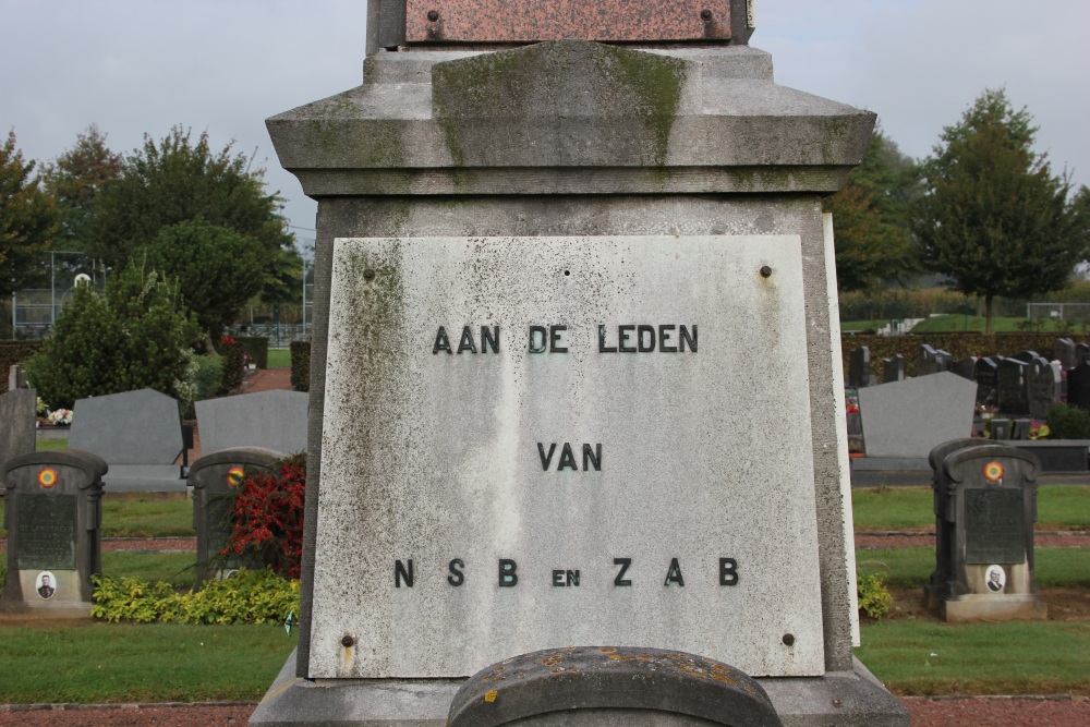 Oorlogsmonument Eerste Wereldoorlog Begraafplaats Moorsel #3