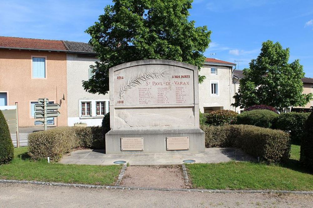 War Memorial Saint-Paul-de-Varax