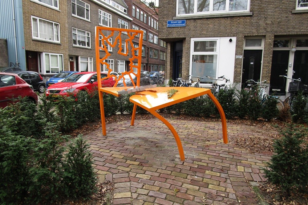 Monument Inslag V1 Treubstraat hoek Kerdijkstraat #4