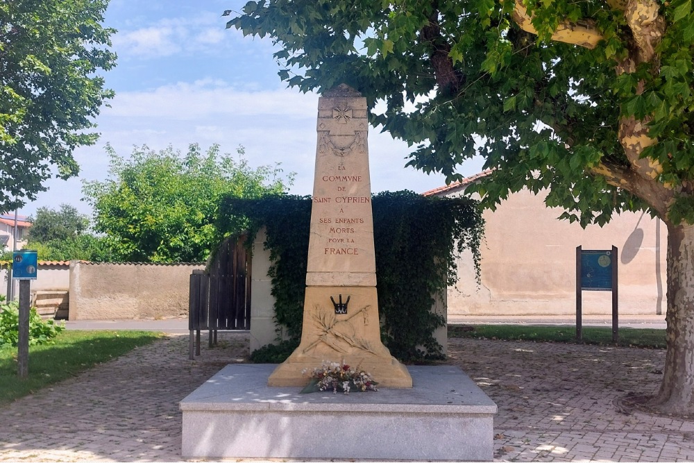 Oorlogsmonument Saint-Cyprien #2