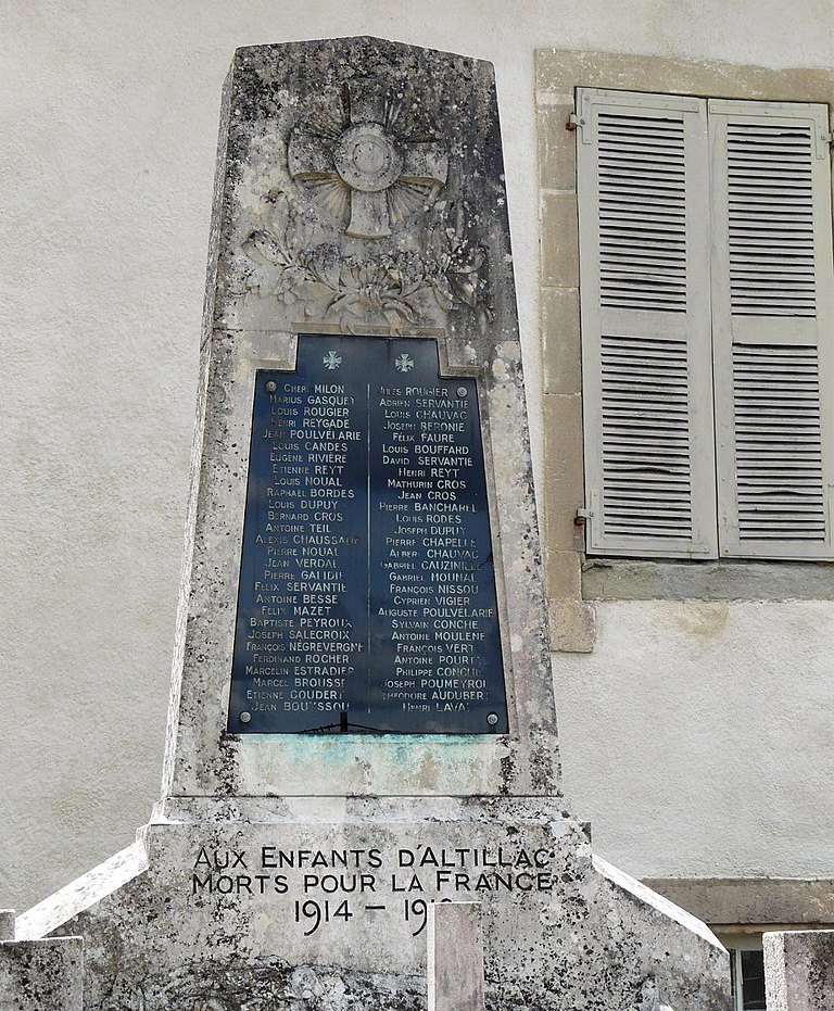 Oorlogsmonument Altillac