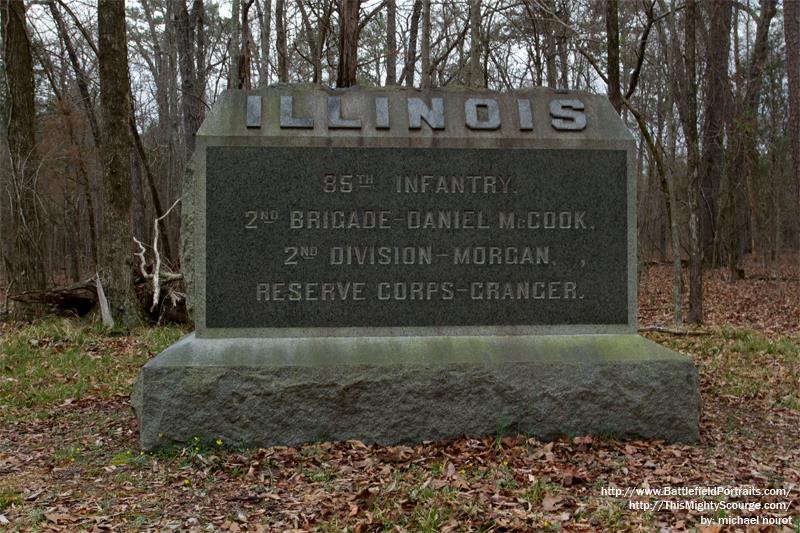 Monument 85th Illinois Infantry #1