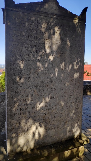 War Memorial Lwenstein #4