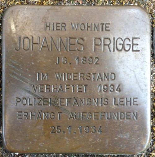 Stumbling Stone Zollinlandstraße 19