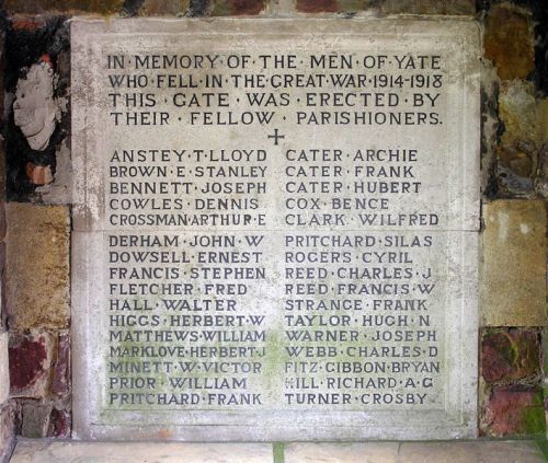 War Memorial Yate