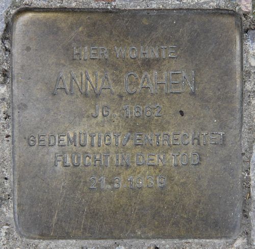 Stolperstein Derfflingerstrae 16 #1