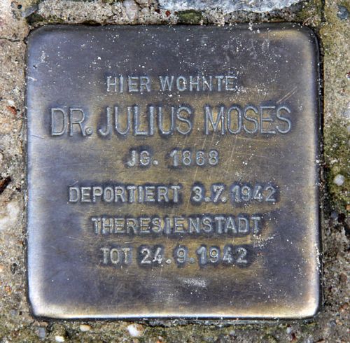 Stolperstein Bundesratufer 9 #1