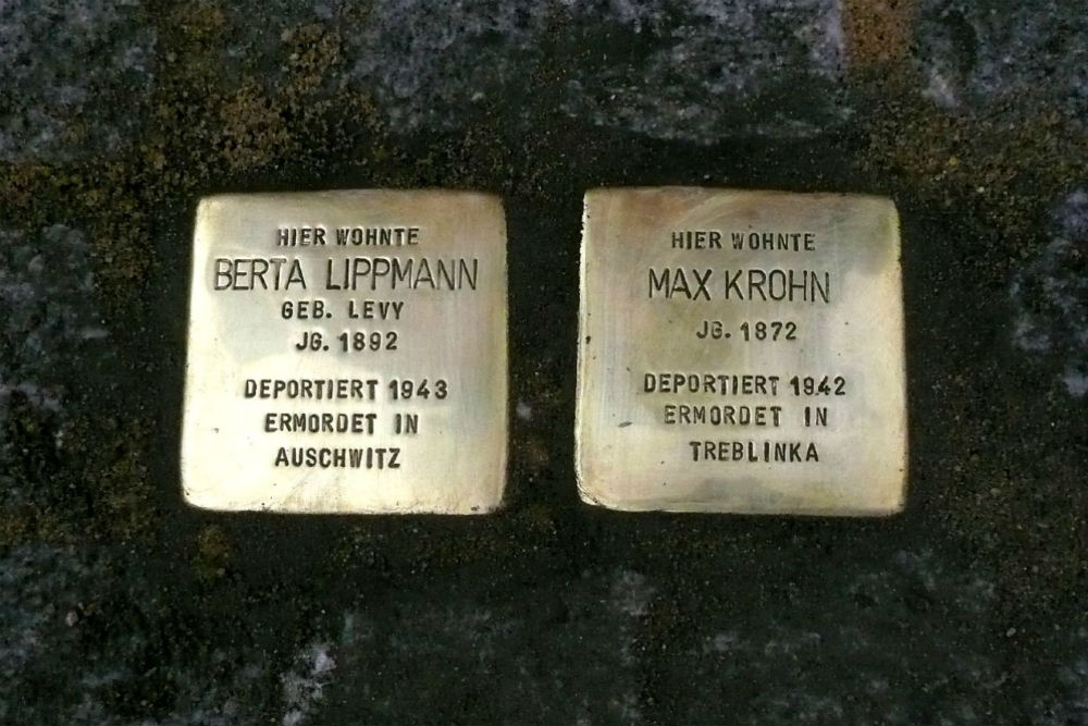 Stolpersteine Mhlenstrae 37