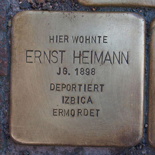 Stolpersteine Burgstrae 22 #3