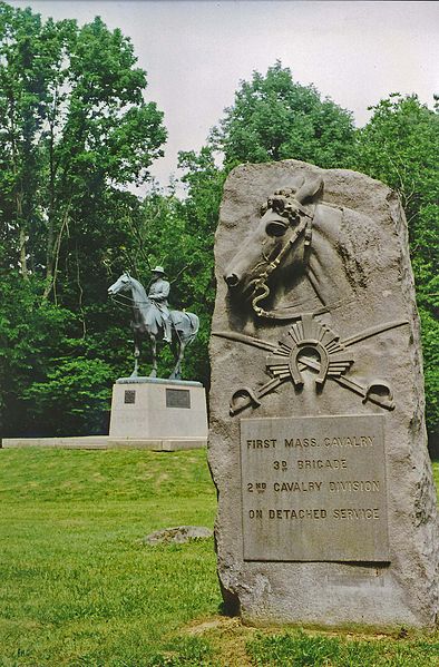 Monument 1st Massachusetts Cavalry Regiment