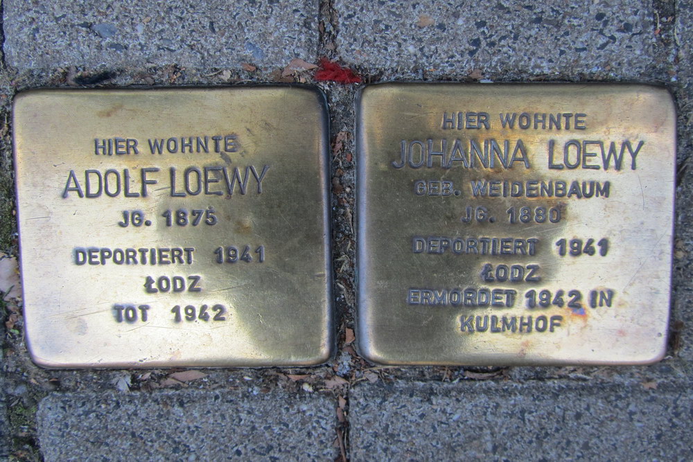 Stolpersteine Agrippastrae 8 #1