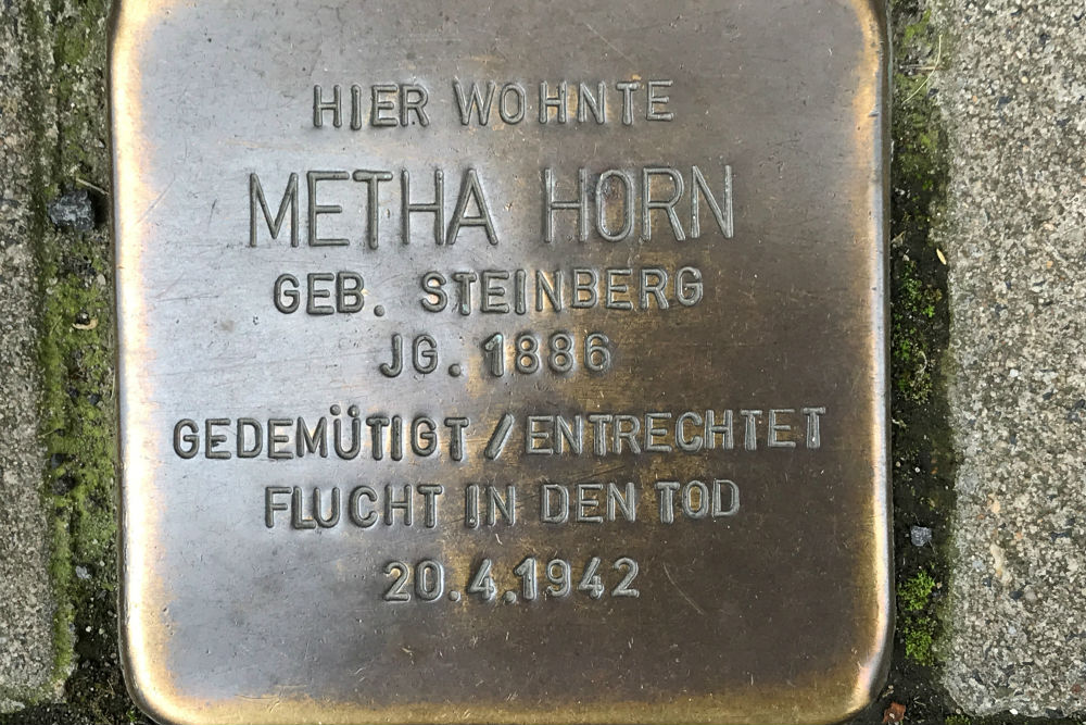 Stolpersteine Kreuzstrae 32 #4