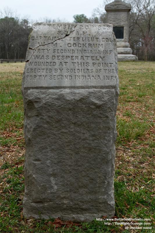 US Captain William M. Cockrum Monument #1