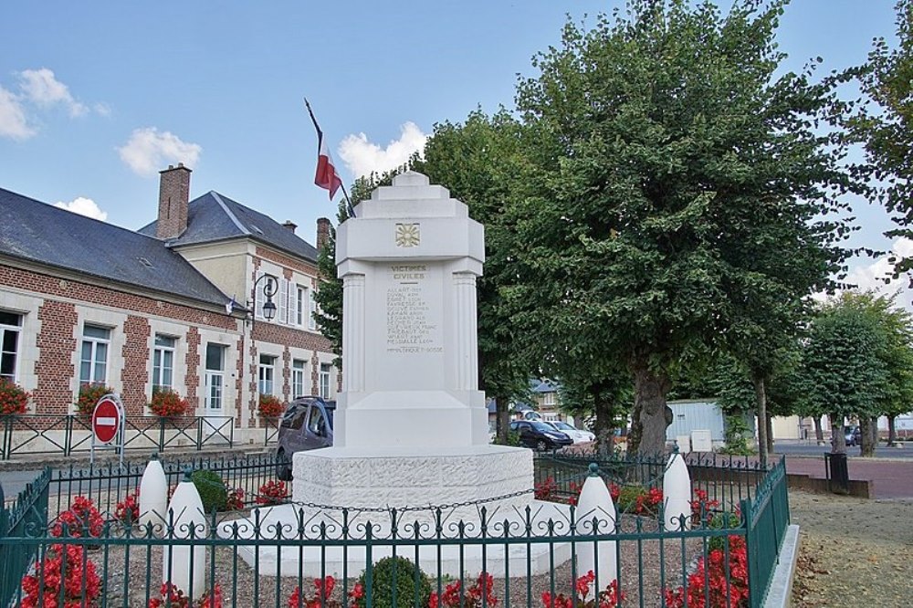Monument Eerste Wereldoorlog Beaulieu-les-Fontaines #1