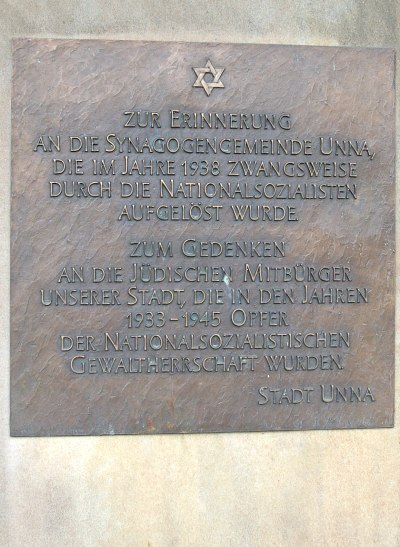 Jewish Memorial Unna #3