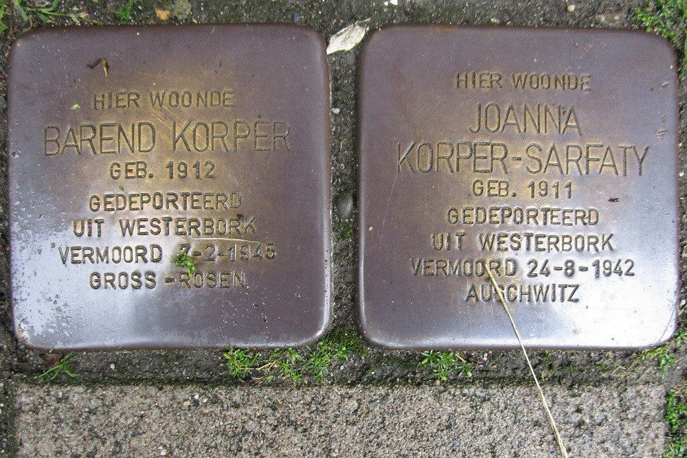 Stolpersteine Hofmeyrstraat 28 #3