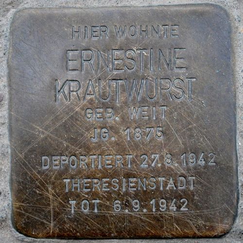 Stolperstein Hussitenstrae 34 #1