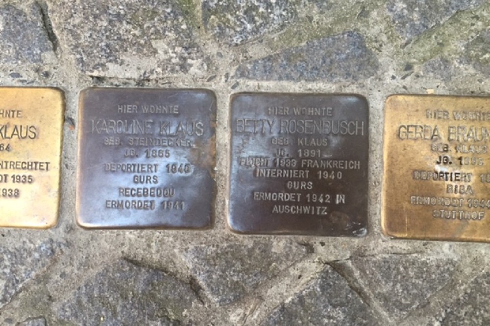 Stolpersteine Maingasse 3 #2