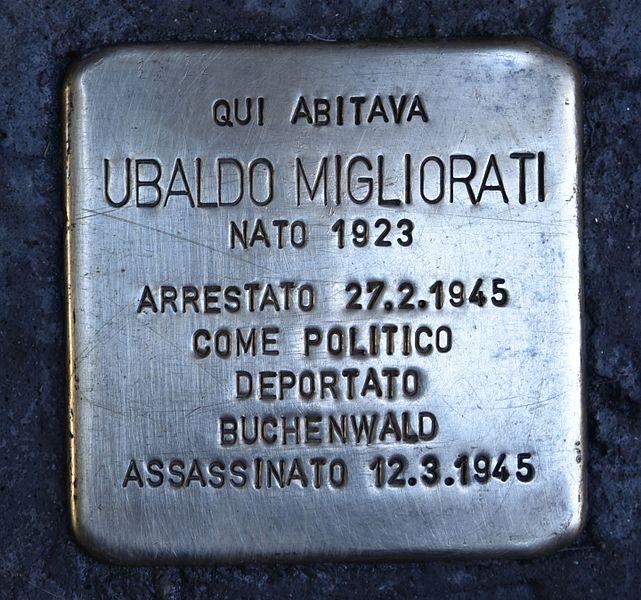 Stolperstein Vicolo dellInganno 1 #1