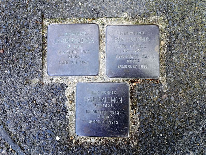 Stumbling Stones Rheinstraße 245 #1