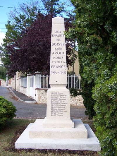 Oorlogsmonument Boissy-sans-Avoir