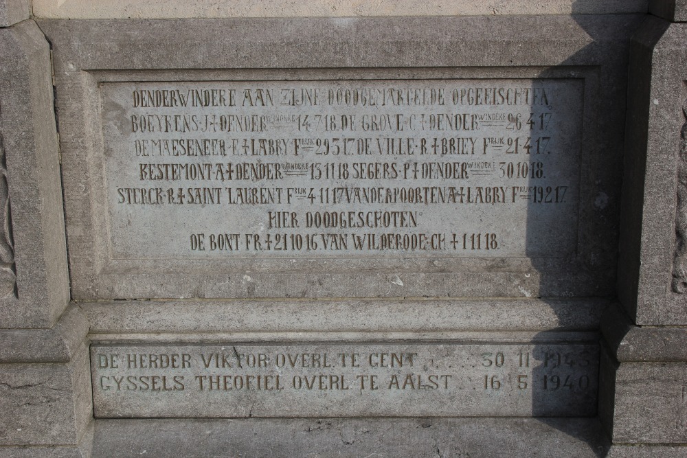 War Memorial Denderwindeke #5