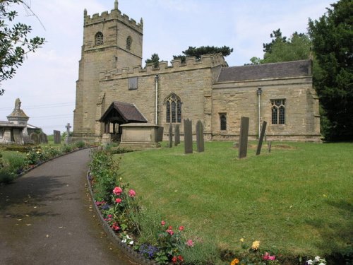 Commonwealth War Grave Burton Hastings Churchyard