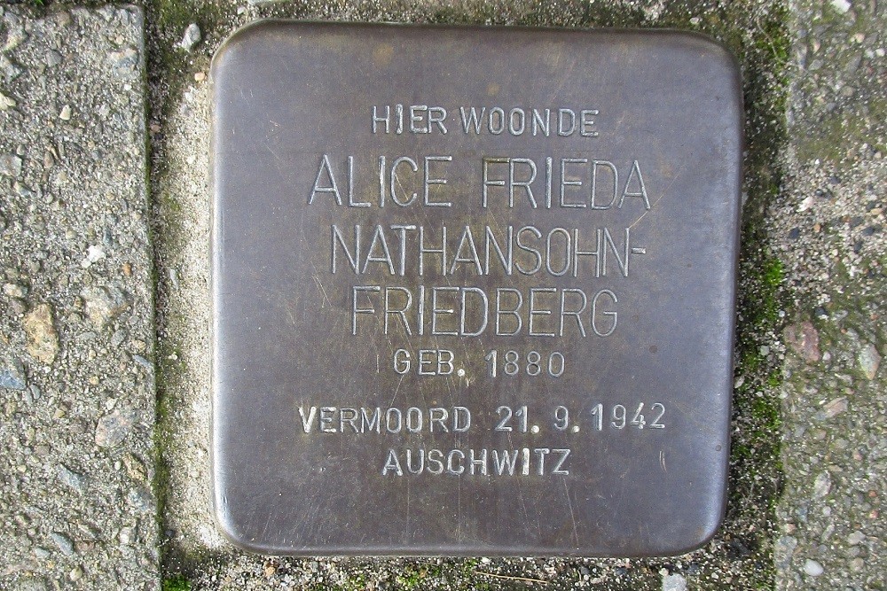 Stolpersteine Stadhouderslaan 85 #3