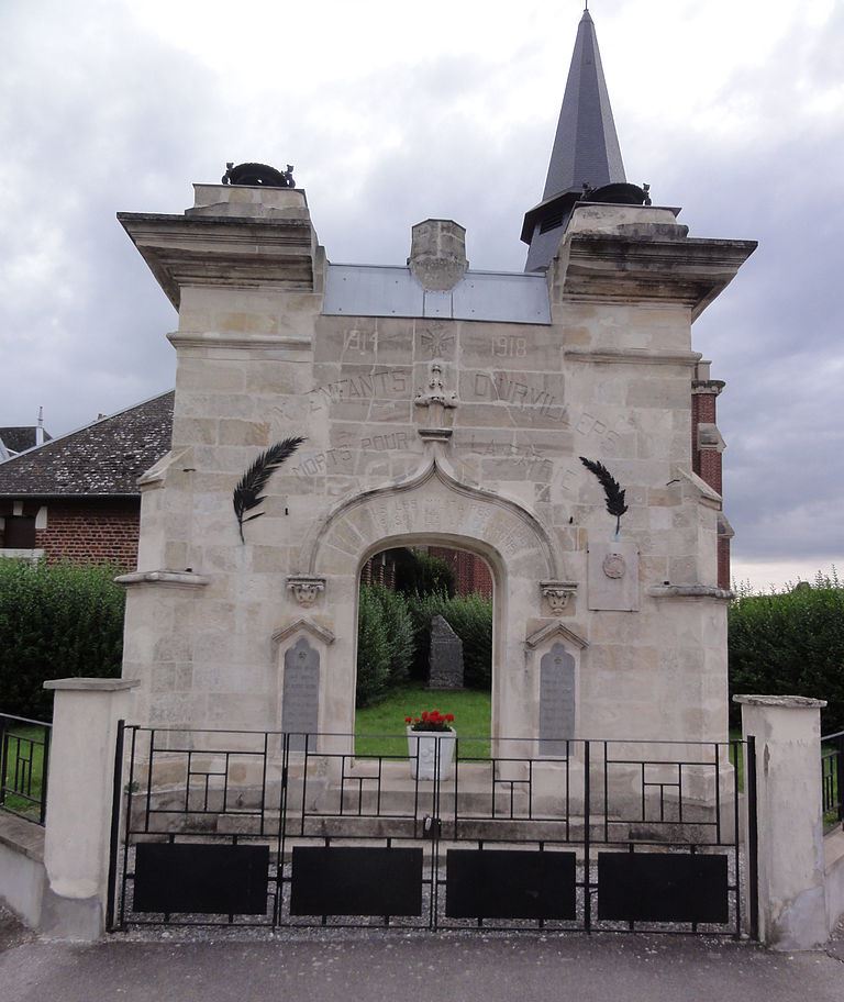 Monument Eerste Wereldoorlog Urvillers