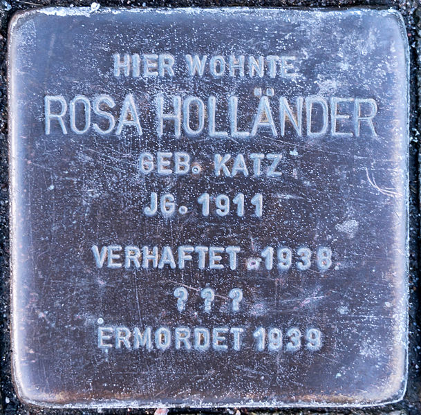 Stumbling Stones Wielandstraße 1 #1