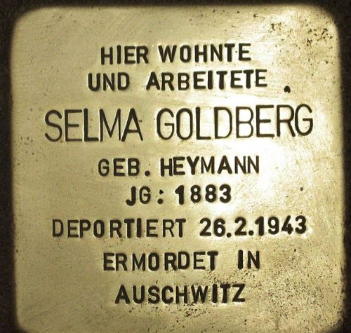 Stolpersteine Schnwalder Strae 111 #2