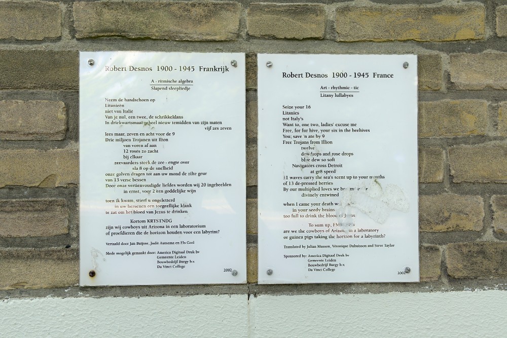 Wall Text Robert Desnos Leiden