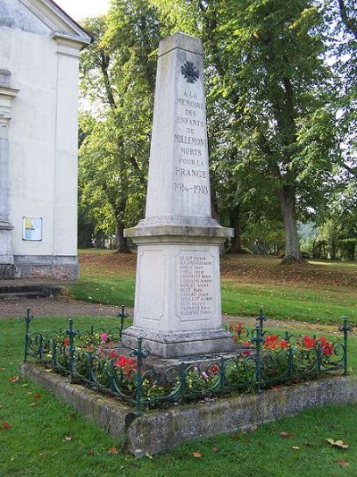 Oorlogsmonument Millemont #1