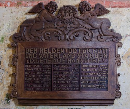 War Memorial Hanstorf