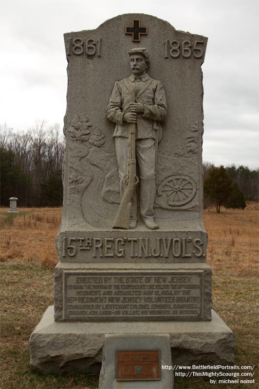 Monument 15th New Jersey Volunteer Infantry