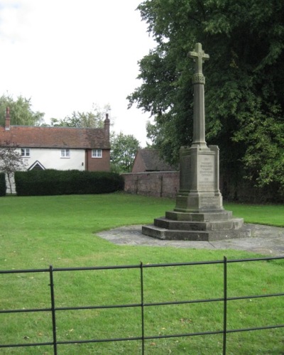 Oorlogsmonument Lapworth #1