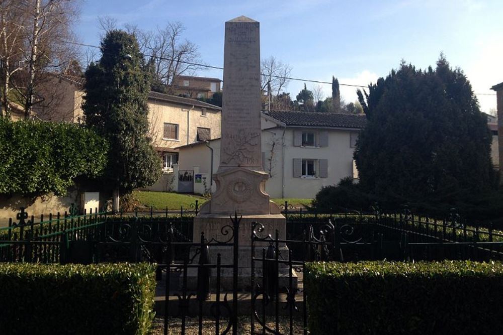 Oorlogsmonument Cailloux-sur-Fontaines