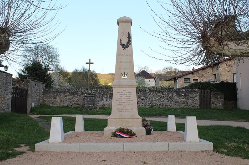 Oorlogsmonument Bourgvilain